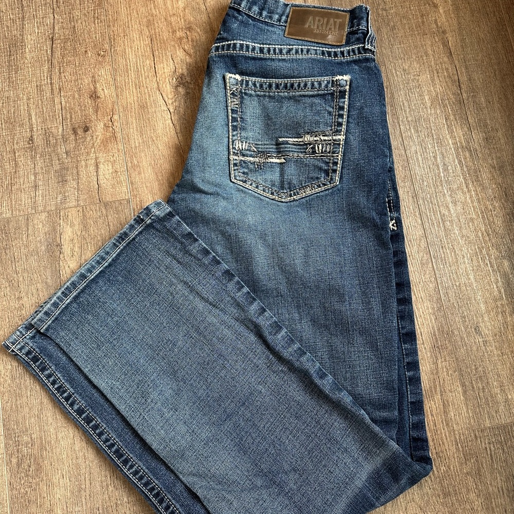 Ariat Men's Dark Blue Straight leg Jeans